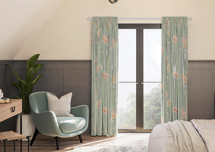 Borneo, Spearmint - Made to Measure Curtains - Image 3